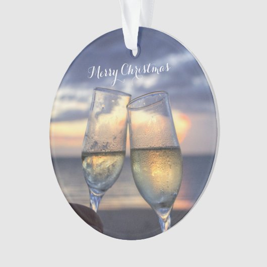 Kerstkerstversiering, acryl Sunset Ornament (voorkant)