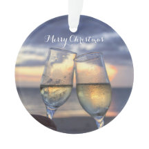 Kerstkerstversiering, acryl Sunset