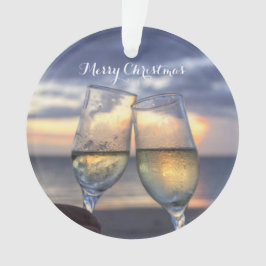 Kerstkerstversiering, acryl Sunset Ornament