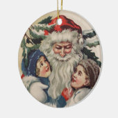 kerstkerstversiering keramisch ornament (Links)