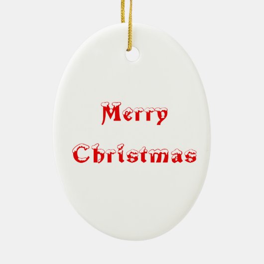 Kerstkerstversiering met kerstkeramiek keramisch ornament (Achterkant)