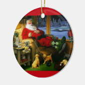 kerstkerstversiering met kerstkerstkerstkerstkerst keramisch ornament (Links)