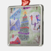 Kerstkerstversiering Metalen Ornament (Links)