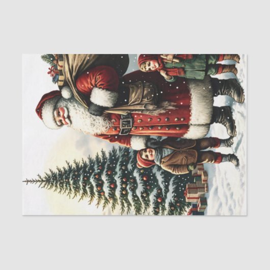  kerstkerstversiering tissuepapier (Voorkant)