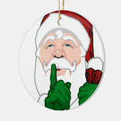 Kerstkerstversieringen voor kerstkerstsieraden keramisch ornament (Links)