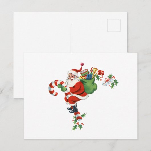 KerstkerstVintage Briefkaart (Voorkant / Achterkant)