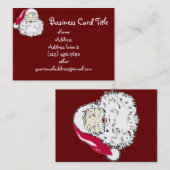 KerstkerstVisitekaartjes Visitekaartje (Voorkant / Achterkant)