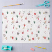 KerstkerstWaterverf GoldI-ontwerp 1 Tissuepapier (Craft)