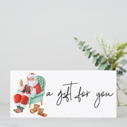 KerstkerstWaterverf Kaart (Staand voorkant)