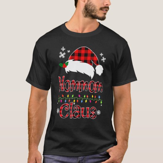 Kerstkerstwedstrijd voor Santa Mommom Claus T-shirt (Voorkant)