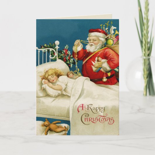 KerstkerstWenskaart Feestdagen Kaart (Voorkant)