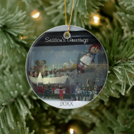 Kerstkerstwinkelvenster Ornament