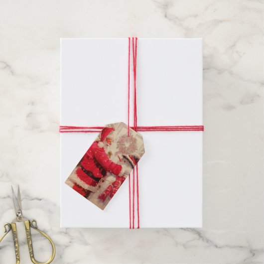  Kerstkerstwinter Snowman Cadeaulabel (Met Touw)