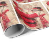 Kerstkerstwinter Snowman Cadeaupapier (Rol Hoek)