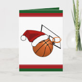 Kerstketball en Hoop Feestdagen Kaart (Voorkant)