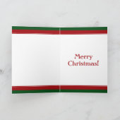 Kerstketball en Hoop Feestdagen Kaart (Binnen)