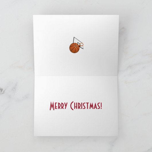 Kerstketball en Hoop Feestdagen Kaart (Binnen)