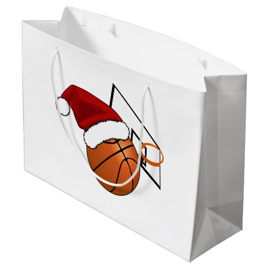 Kerstketball en Hoop Groot Cadeauzakje (Achterkant Gekanteld)