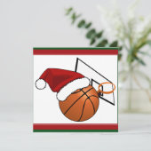 Kerstketball en Hoop Kaart (Staand voorkant)