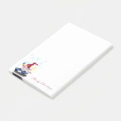 kerstkeugetje met cadeaus post-it® notes (Schuin)