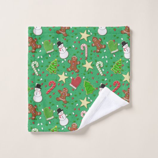 kerstkeuken bad handdoek (Wasdoekje)