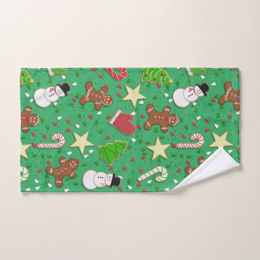 kerstkeuken bad handdoek (Handdoek)