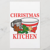 kerstkeuken briefpapier (Voorkant)