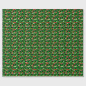 kerstkeuken cadeaupapier (Vlak)
