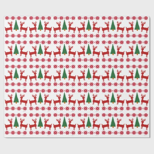 kerstkeuken cadeaupapier (Vlak)