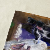 kerstkeuken cadeautje Happy Boerderij party - Fun Strandlaken (In situ)