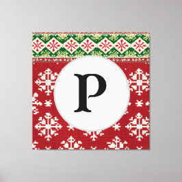 kerstkeuken canvas afdruk