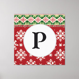 kerstkeuken canvas afdruk