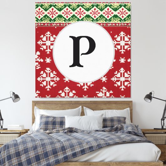 kerstkeuken canvas afdruk (Insitu (Slaapkamer))