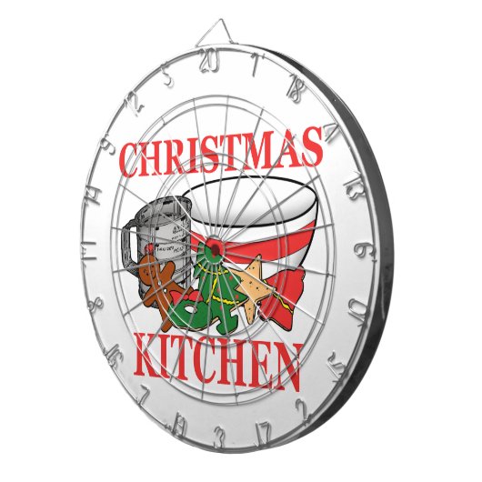 kerstkeuken dartbord (Voorkant Rechts)