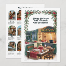 Kerstkeuken Familie Kerstmis Jaaroverzicht