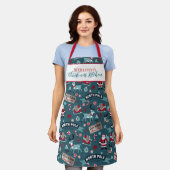 Kerstkeuken - Feestelijke vakantie koken Schort (Gedragen)