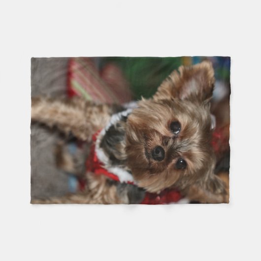 kerstkeuken fleece deken (Voorkant (Horizontaal))