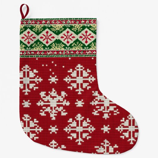 kerstkeuken grote kerstsok (Voorkant)