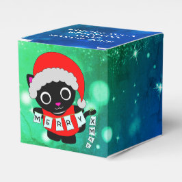 kerstkeuken Happy Merry Kaart Greeting Bedankdoosjes