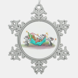 kerstkeuken Heist Tin Sneeuwvlok Ornament