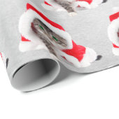 kerstkeuken in Pet op grijs Cadeaupapier (Rol Hoek)