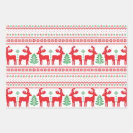 kerstkeuken inpakpapier vel