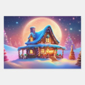 kerstkeuken inpakpapier vel (Voorkant 2)