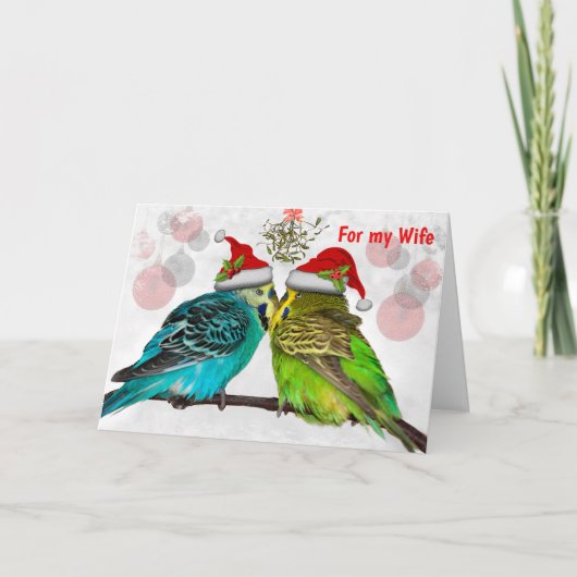 kerstkeuken Kaart WIFE (Voorkant)