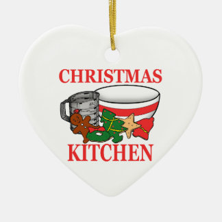 kerstkeuken keramisch ornament