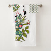 kerstkeuken met Elf Bath, kerstman Bad Handdoek (Insitu)