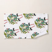 kerstkeuken met Elf Bath, kerstman Bad Handdoek (Handdoek)