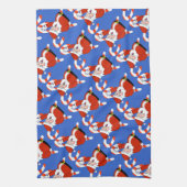Kerstkeuken met snoepjes theedoek (Verticaal)