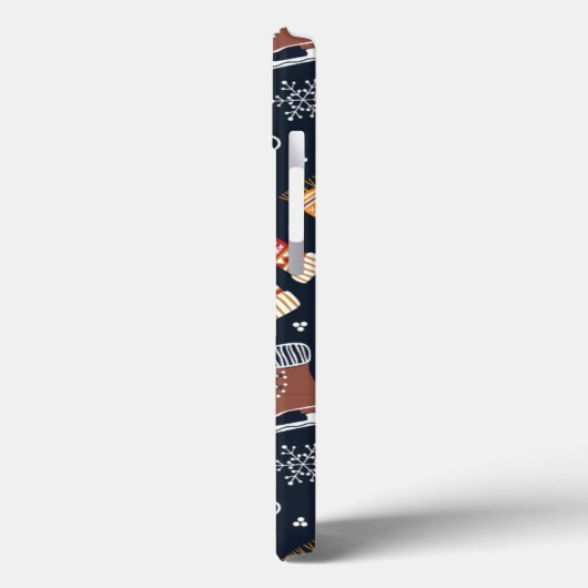 Kerstkeuken Mittens Ice Schaats Winter Patroon Case-Mate iPhone Case (Achterkant / Links)