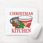 kerstkeuken muismat (Met muis)